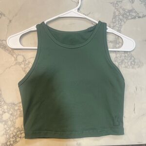 BuffBunny Forest Green Crop Top